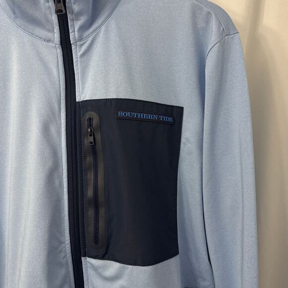 Southern Tide Full Zip Jacket Men's Medium Blue - Picture 7 of 11